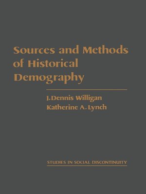 cover image of Sources and Methods of Historical Demography